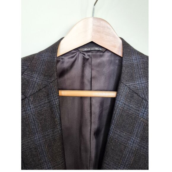 Canali Wool Blazer EU50 (US 40) Italy Windowpane, Harry Rosen - Picture 10 of 16
